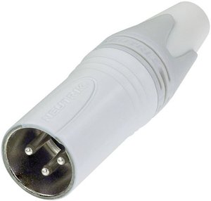 Złącze XLR kablowe męskie Neutrik, NC3MXX-WT