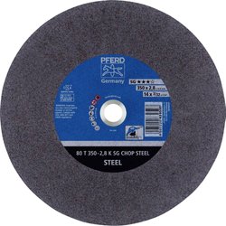 Tarcza tnąca prosta PFERD 80 T 350-2,8 K SG CHOP STEEL/32,0 66323571 350 mm 10 szt.