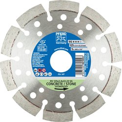 PFERD 68000042 Ds Sg Tarcza tnąca diamentowa Średnica 125 mm Średnica otworu 22.23 mm  1 szt.