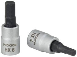 Nasadka imbusowa 1/4''- HX 5,5 mm, długość 33 mm Nasadka trzpieniowa Proxxon 23748 1 szt.