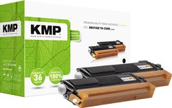 KMP Toner, 2-pak Zamiennik Brother TN-230BK, TN230BK zamiennik Czarny 4400 strony B-T32D