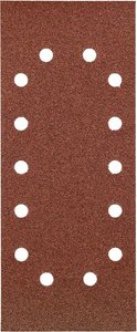 Paski ścierne, WOOD &amp, METAL, korund, 115 x 280 mm, perforowane, ziarnistość 120 Papier ścierny kwb  818712 280 mm 10 szt.