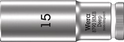 Nasadka Zyklop 8790 HMB Deep z gniazdem 3/8'' Nasadka 15 mm Wera 05004537001 1 szt.