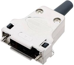 Obudowa złącza D-SUB encitech DTZF15-RG-M2.5-K 7960-2205-02, odlew cynkowy, 180 °, 1 szt.