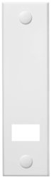 Schellenberg 53002 rozstaw otworów na osłonę. 16,0 cm biały Płytka końcowa Schellenberg 53002 1 szt.