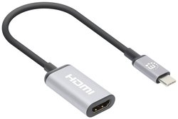 adapter USB-C Manhattan 4K@60Hz USB-C to HDMI-Adapter 153706, [1x złącze męskie USB-C - 1x złącze żeńskie HDMI]