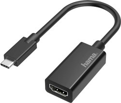 adapter USB, HDMI Hama 00200315, [1x złącze żeńskie HDMI - 1x złącze męskie USB-C]