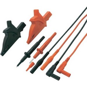 Przewody pomiarowe VOLTCRAFT MS-5, 1.20 m, czarny, czerwony
