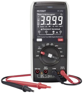 Multimetr VOLTCRAFT VC252 CAT III 600 V Kalibracja (ISO)