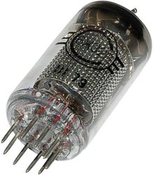 Lampa elektronowa EF EF 86 = 6267 = 6 CF 8  EF 86 = 6267 = 6 CF 8 Ilość biegunów 9 Trzonek Noval Opis: Pentoda NF