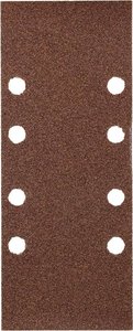Paski ścierne, WOOD &amp, METAL, korund, 93 x 230 mm, perforowane, TYP B, K 80 Papier ścierny kwb  818208 230 mm 10 szt.