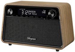 Radio Sangean Premium Wooden Cabinet WR-201 DAB+, FM funkcja budzika orzech włoski