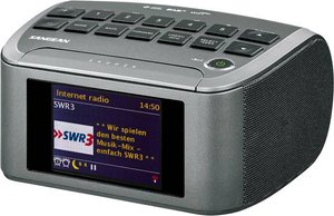 Radio internetowe Sangean RCR-11 WF DAB+, UKW, Internet  szary