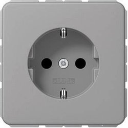 Jung CD1520GR Styk uziemienia 16A 250V szary Gniazdo z uziemieniem Jung CD1520GR szary