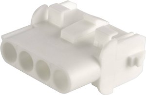 Obudowa złącza pin żeńskiego na kabel TE Connectivity 350767-1, Ilość pinów 3, Wymiary siatki: 6.35 mm, 1 szt.