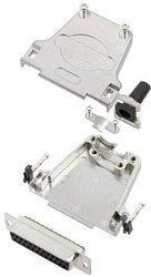 Zestaw listew żeńskich D-Sub TRU COMPONENTS TCDTZF25DBSK 7708424, rzędy: 2, styki: 25, 180 °, 1 szt.