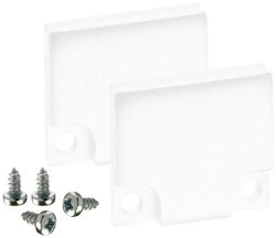 Barthelme 62398613_9010 BARdolino Zestaw zaślepek       aluminium (D x S x W) 3 x 18.4 x 19.7 mm  2 szt.