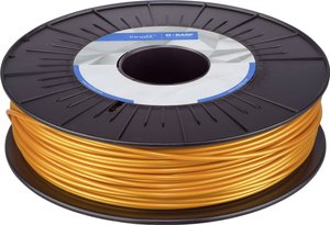 Filament do drukarek 3D              PLA              1.75 mm              złoty              750 g             Filament do drukarek 3D PLA BASF Ultrafuse PLA-0014a075, Średnica filamentu: 1.75 mm, 750 g, złoty