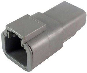 Obudowa złącza pin męskiego na kabel TE Connectivity DTP04-2P-C015, piny: 2, 1 szt.