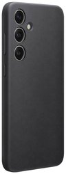 Etui ze sztucznej skóry Samsung by Hochuen do Galaxy S24+, czarne Samsung by Hochuen Futerał backcase Samsung Galaxy S24+ czarny