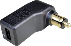 Kątowa standardowa wtyczka USB ProCar 67304501 Obciążalność prądu maks.: 3 A 12 V, 24 V