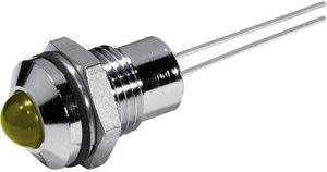 Lampka sygnalizacyjna LED CML 19060002 19060002, 32 mcd, 12 V/DC, 8 mm