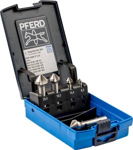 Pogłębiacz stożkowy zestaw PFERD SET KES HSSE DIN 335 C90° 5 25202156  1 szt.