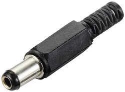 Złącze niskonatężeniowe TRU COMPONENTS  złącze męskie proste 5.5 mm 2.5 mm 1 szt.