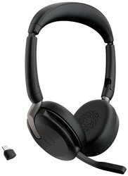 Zestaw słuchawkowy On Ear Jabra Evolve2 65 Flex Link380c MS 26699-999-899 Stereo czarny