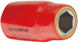 VDE 19 17 - GEDORE - nasadka VDE 1/2'' 6-kątny 17 mm Nasadka VDE 17 mm Gedore VDE 19 17 6123240  1 szt.