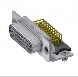 Złącze żeńskie D-Sub Deltron Connectors HD-D 26 SYC2 M47H UN, rzędy: 3, styki: 26, 90 °, 1 szt.