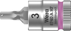 Nasadka 1/4'' (6,3 mm) Wera 8740 A 05003332001 wewnętrzny sześciokąt 3 mm