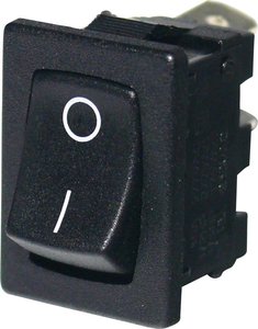 Przełącznik kołyskowy Arcolectric (Bulgin Ltd.) H8600VBACN, 250 V/AC, 16 A, 1 x wł/wył, zatrzask, 1 szt.