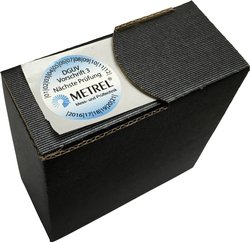 Plakietki testowe (100 szt.)  DGUV 20mm Metrel SH-97