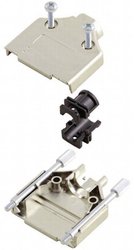 Obudowa złącza D-SUB Ilość styków: 25 tworzywo sztuczne, metalizowane 180 ° srebrny MH Connectors MHDTPK-25-K 1 szt.