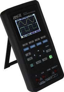 Przenośne urządzenie 3 w 1: oscyloskop (70 MHz), generator sygnału, multimetr Oscyloskop, Multimetr, Generator sygnału Joy-it DMSO2D72