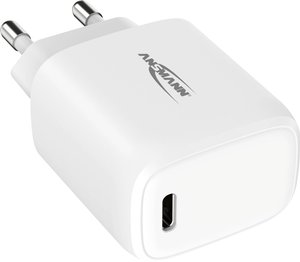 Ansmann Home Charger HC120PD Ładowarka USB 20 W  Maksymalne natężenie wyjściowe 3 A Ilość wyjść: 1 x złącze żeńskie USB-C