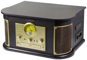Nostalgia Bluetooth rekorder all-in-one TX-103 Gramofon Technaxx TX-103 brązowy antyczny
