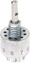 Przełącznik obrotowy C & K Switches MH00L3NCGF, 125 V, 28 V/DC, 250 mA, Pozycje przełączenia 6, 1 x 30 °, IP67, 1 szt.