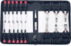 Obcążki i wkrętaki Basetech, zestaw - 19 sztuk