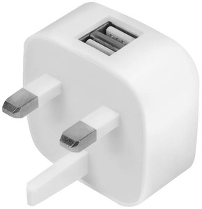 LogiLink PA0209 Ładowarka USB 10.5 W dom, gniazdo Maksymalne natężenie wyjściowe 2100 mA Ilość wyjść: 2 x USB-A