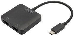 adapter HDMI, USB-C Digitus DS-45338 DS-45338, [1x USB-C - 2x złącze żeńskie HDMI]