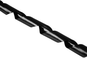 Wąż do spinania kabli Hama 00062496, tworzywo sztuczne, czarny, elastyczne, (Ø x D) 7.5 mm x 2000 mm, 1 szt.