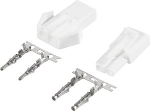 Złącze męskie akumulatora, Złącze żeńskie akumulatora Mini-Tamiya Modelcraft 227313  1 par(a)