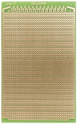 PŁYTA EURO - 3 OTWORY - 100 x 060 mm - FR4 Płytka euro Velleman ECS3 ECS3 1 szt.