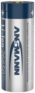 Akumulator litowo-jonowy ANSMANN 26650 5100 mAh z gniazdem ładowania USB typu C Akumulator specjalny Ansmann 1307-0012, Li-Ion, 5100 mAh, 3.6 V, 1 szt.