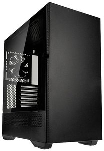 Kolink Stronghold Prime Midi Tower Obudowa, Obudowa gamingowa  czarny z 2 wentylatorami, z okienkiem, z filtrem przeciwkurzowym