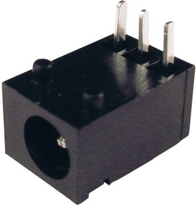 Złącze niskonapięciowe Cliff Złącze męskie niskonapięciowe Cliff DC-8N złącze żeńskie do wbudowania poziomego  3.75 mm 1 szt.