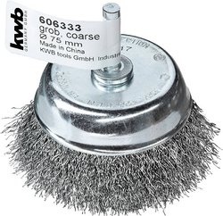 kwb Szczotki garnkowe, karbowany drut stalowy HSS, do użytku z wiertarkami i wkrętarkami akumulatorowymi  606333 1 szt.