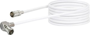 Kabel Anteny, Schwaiger MMC90 052 MMC90 052, [1x szybkozłączka F - 1x wtyczka Mini-DAT], 90 dB, 9.00 m, biały